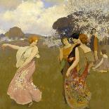 Spring Dance, C. 1917-Arthur Frank Mathews-Giclee Print