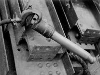 Catcher Astraddle Beams During Skyscraper Construction-Arthur Gerlach-Photographic Print