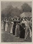 Archery in Regent's Park, the Ladies' Match-Arthur Hopkins-Giclee Print