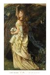 Ophelia (detail)-Arthur Hughes-Art Print