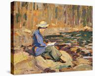 My Wife, Sackville River-Arthur Lismer-Premium Giclee Print
