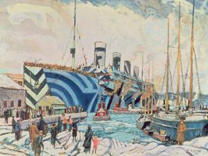 'Olympic' with Returned Soldiers 1919 by Arthur Lismer