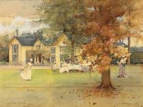 The Lawn Tennis Party at Marcus, 1889-Arthur Melville-Giclee Print
