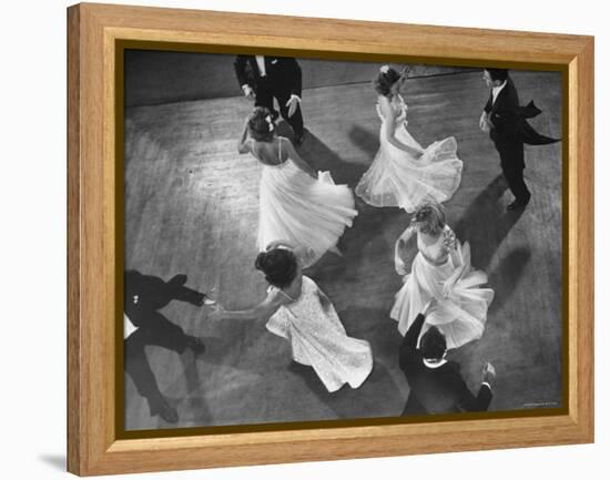 Arthur Murray Dance Instructors Dancing-Gjon Mili-Framed Premier Image Canvas