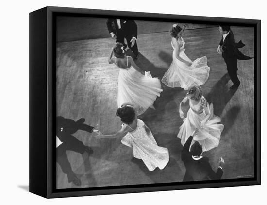 Arthur Murray Dance Instructors Dancing-Gjon Mili-Framed Premier Image Canvas