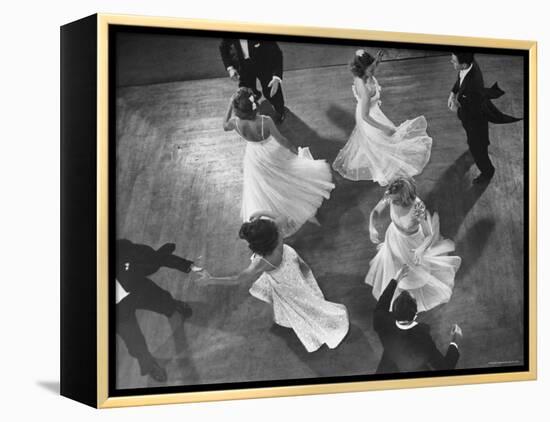 Arthur Murray Dance Instructors Dancing-Gjon Mili-Framed Premier Image Canvas