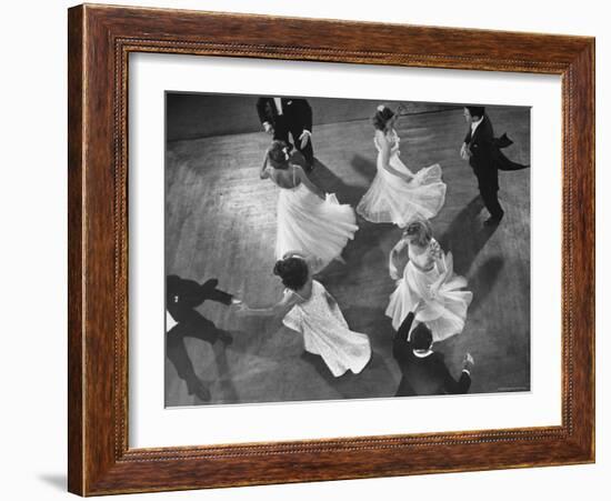 Arthur Murray Dance Instructors Dancing-Gjon Mili-Framed Photographic Print