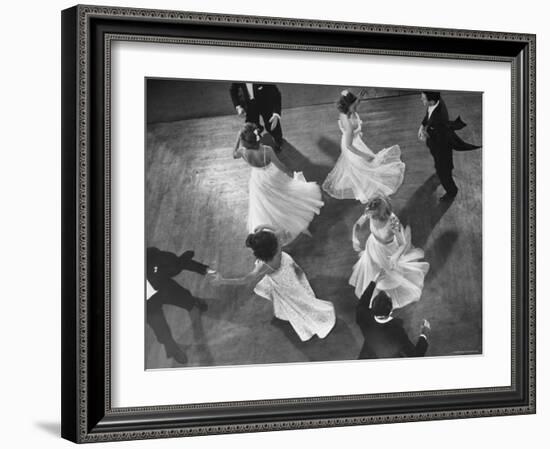 Arthur Murray Dance Instructors Dancing-Gjon Mili-Framed Photographic Print