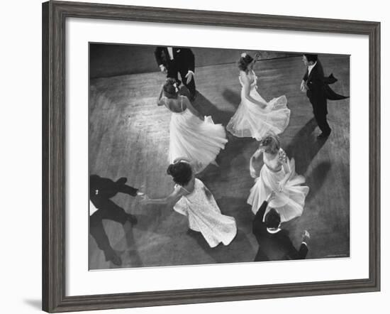 Arthur Murray Dance Instructors Dancing-Gjon Mili-Framed Photographic Print