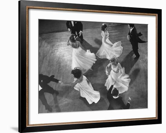 Arthur Murray Dance Instructors Dancing-Gjon Mili-Framed Photographic Print