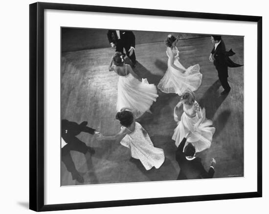 Arthur Murray Dance Instructors Dancing-Gjon Mili-Framed Photographic Print