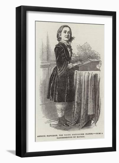 Arthur Napoleon, the Young Portuguese Pianist-null-Framed Giclee Print