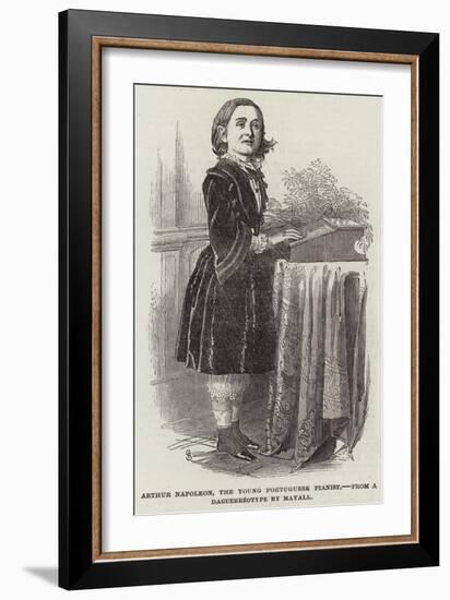 Arthur Napoleon, the Young Portuguese Pianist-null-Framed Giclee Print