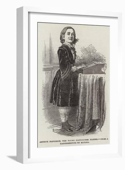 Arthur Napoleon, the Young Portuguese Pianist-null-Framed Giclee Print