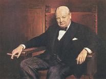 Sir Winston Churchill-Arthur Pan-Premium Giclee Print