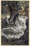 Our warning is true: flee, oh flee from the curse!', from 'Siegfried and The Twilight of Gods'-Arthur Rackham-Giclee Print