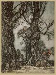 Christmas Illustrations, from 'The Night Before Christmas' by Clement Clarke Moore, 1931-Arthur Rackham-Giclee Print