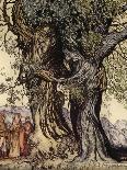 Our warning is true: flee, oh flee from the curse!', from 'Siegfried and The Twilight of Gods'-Arthur Rackham-Giclee Print