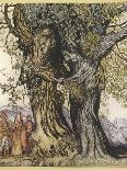 The Fox and the Crow, Illustration from 'Aesop's Fables', Published by Heinemann, 1912-Arthur Rackham-Giclee Print