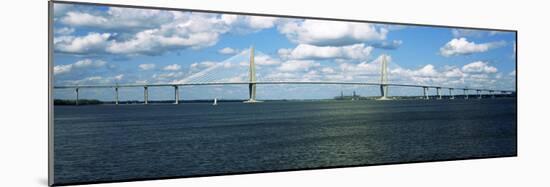 Arthur Ravenel Jr. Bridge across the Cooper River, Charleston, South Carolina, Usa-null-Mounted Photographic Print