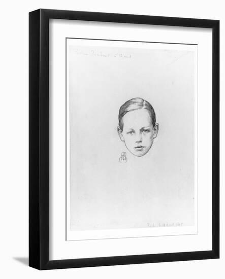 Arthur Rimbaud Aged 12, 29th April 1897, Roche-Paterne Berrichon-Framed Giclee Print