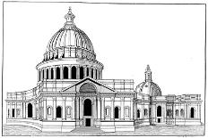 Sir Christopher Wren's Original Model for St Paul's Cathedral, London, C1670-1672-Arthur Robertson-Mounted Giclee Print