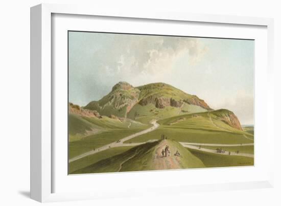 Arthur's Seat from St Leonards-English School-Framed Giclee Print