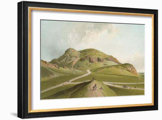 Arthur's Seat from St Leonards-English School-Framed Giclee Print