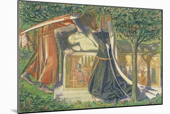 Arthur's Tomb-Dante Gabriel Rossetti-Mounted Giclee Print