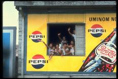 Large Billboard Painted on Side of Building Advertising Pepsi Cola, Manila, Philippines-Arthur Schatz-Framed Photographic Print