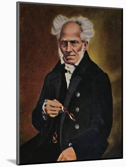 'Arthur Schopenhauer 1788-1860', 1934-Unknown-Mounted Giclee Print