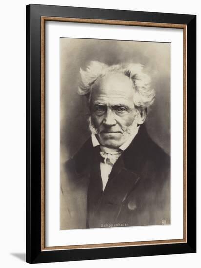 Arthur Schopenhauer (1788-1860), German Philosopher-null-Framed Photographic Print