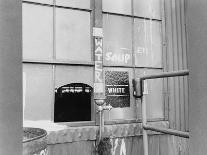 Segregated drinking fountain at Bethlehem-Fairfield shipyards, Baltimore, 1943-Arthur Siegel-Photographic Print