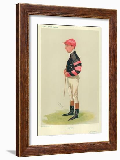 Arthur Templeman, a Rising Star, 7 November 1906, Vanity Fair Cartoon-Sir Leslie Ward-Framed Giclee Print