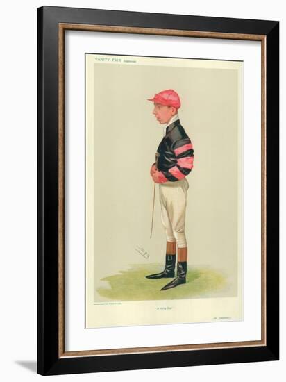 Arthur Templeman, a Rising Star, 7 November 1906, Vanity Fair Cartoon-Sir Leslie Ward-Framed Giclee Print