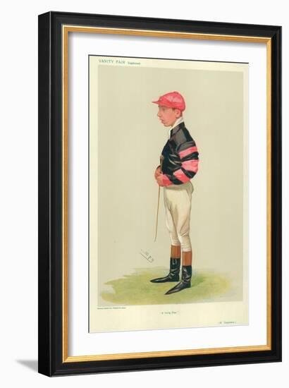 Arthur Templeman, a Rising Star, 7 November 1906, Vanity Fair Cartoon-Sir Leslie Ward-Framed Giclee Print