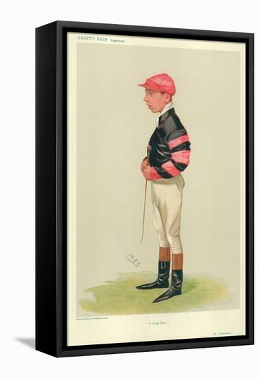 Arthur Templeman, a Rising Star, 7 November 1906, Vanity Fair Cartoon-Sir Leslie Ward-Framed Premier Image Canvas