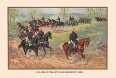 U.S. Army Pursuing Indians, 1876-Arthur Wagner-Framed Stretched Canvas