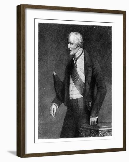 Arthur Wellesley, 1st Duke of Wellington, British Soldier and Statesman, Mid-19th Century-Conrad d'Orsay-Framed Giclee Print