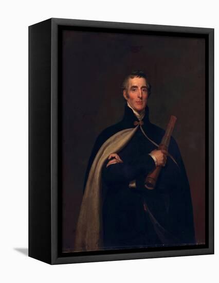 Arthur Wellesley, Duke of Wellington, with a Telescope-Thomas Lawrence-Framed Premier Image Canvas