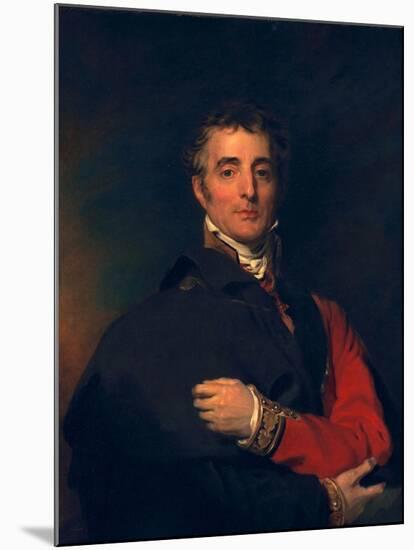 Arthur Wellesley, Duke of Wellington-Thomas Lawrence-Mounted Premium Giclee Print