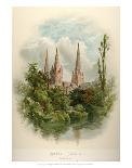 Salisbury Cathedral, from the Bishop's Palace-Arthur Wilde Parsons-Mounted Giclee Print