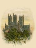 Salisbury Cathedral, from the Bishop's Palace-Arthur Wilde Parsons-Premier Image Canvas