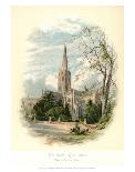 Salisbury Cathedral, from the Bishop's Palace-Arthur Wilde Parsons-Mounted Giclee Print