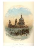 St Paul's Cathedral-Arthur Wilde Parsons-Art Print