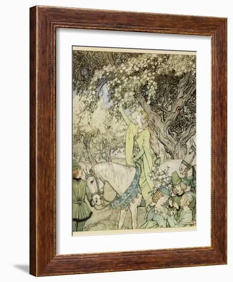 Arthurian, Guinevere-Arthur Rackham-Framed Photographic Print