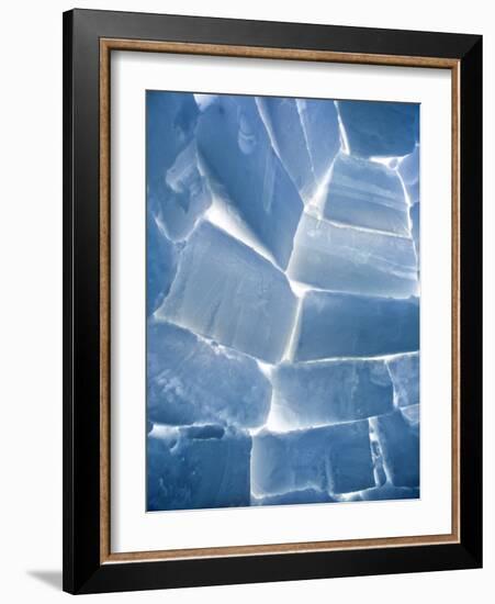 Artic Igloo, interior, Churchill, Canada, Manitoba-Stuart Westmorland-Framed Photographic Print