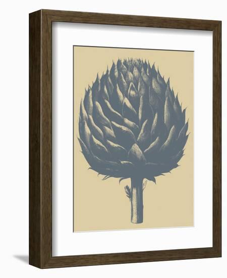 Artichoke 1-Botanical Series-Framed Art Print