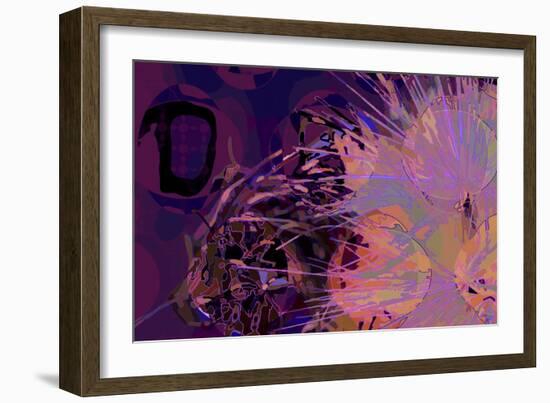 Artichoke_abst_horz10 (digital)-Scott J. Davis-Framed Giclee Print