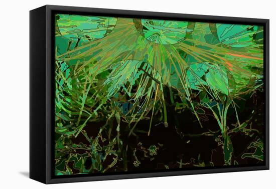 Artichoke_abst_horz2 (digital)-Scott J. Davis-Framed Premier Image Canvas